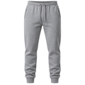 Premium Cotton Fleece Joggers – Heather Grey | DRUMPERRY