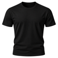 Premium Cotton Crew Neck T-Shirt – Classic Black | DRUMPERRY