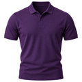 Premium Cotton Piqué Polo Shirt – Royal Purple | DRUMPERRY